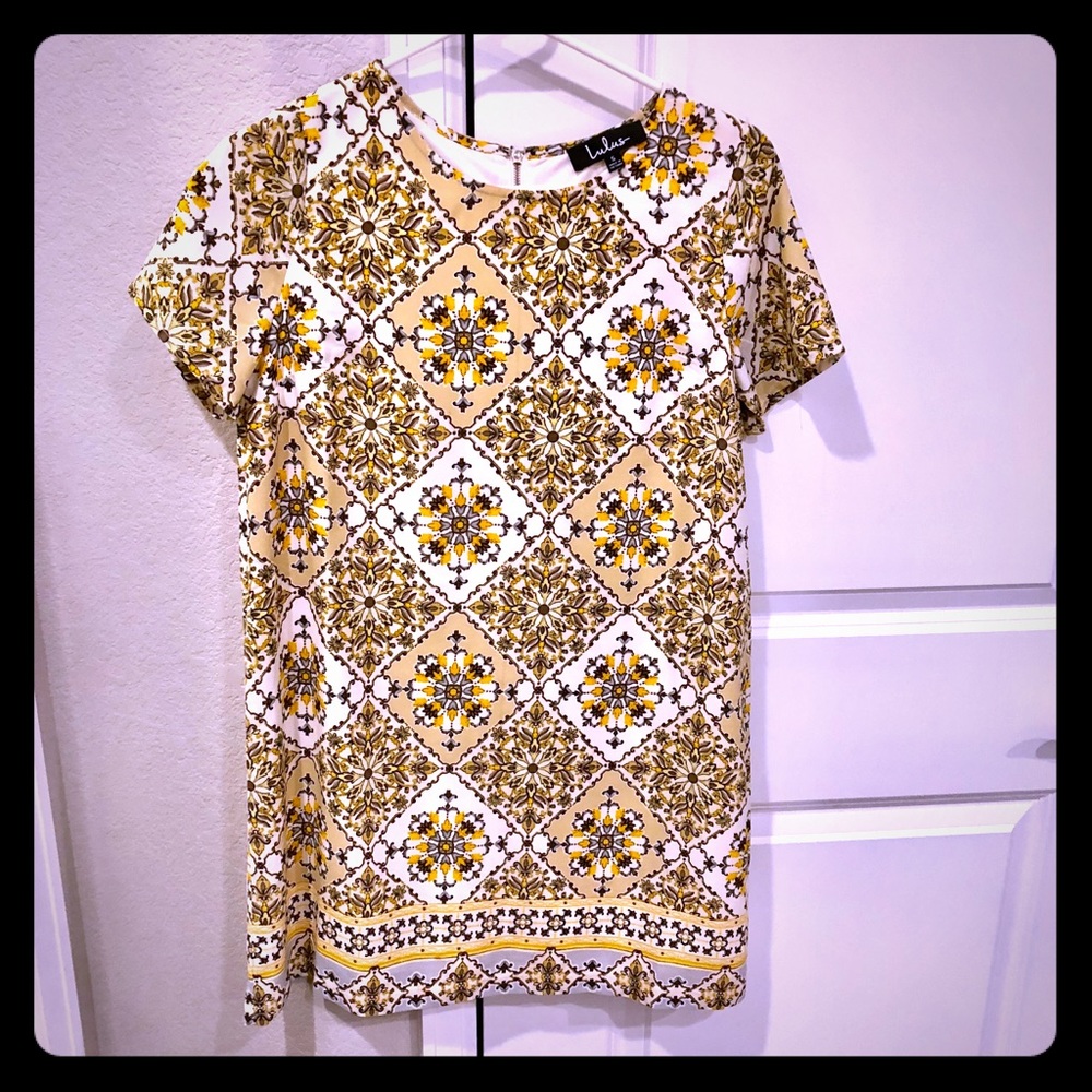 Yellow Lulus T-shirt Dress